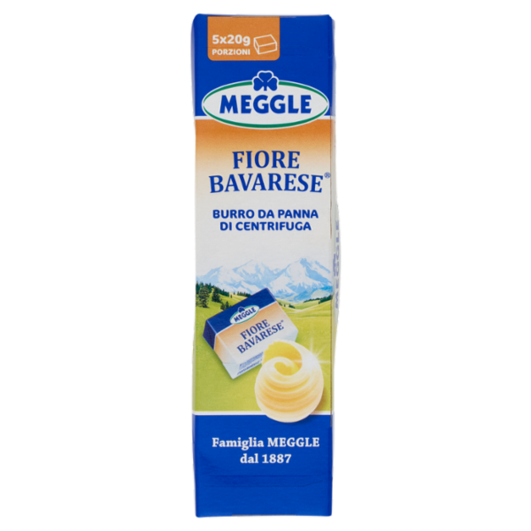 Meggle Fiore Bavarese Burro da Panna di Centrifuga 5 x 20 g