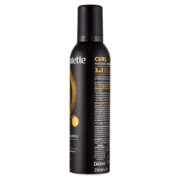 Syoss By Palette Curl Mousse Modella Ricci 250 ml