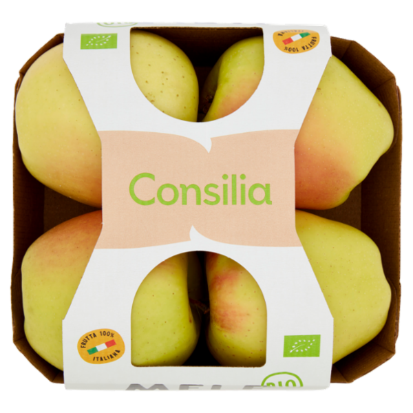 Consilia Mele Golden Delicious Calibro 70/80 Biologiche 800 g