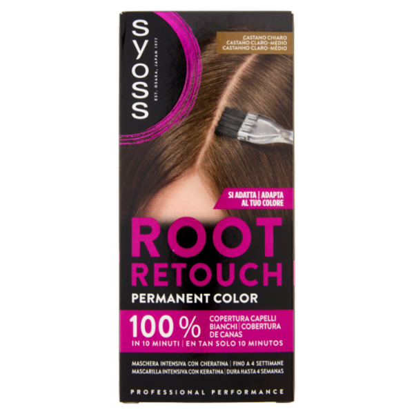 Syoss Root Retouch Permanent Color Castano Chiaro