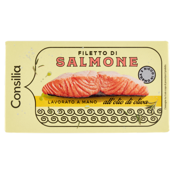 Consilia Filetti di Salmone all'Olio di Oliva 150 g