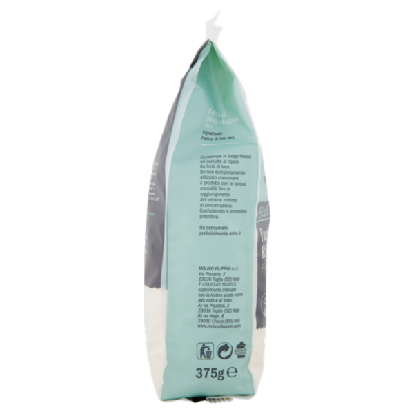 Molino Filippini Biologico Farina di Riso Integrale 375 g