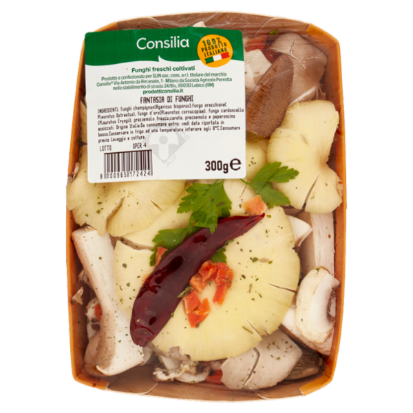 Consilia Funghi Misti Coltivati a Fette 300 g