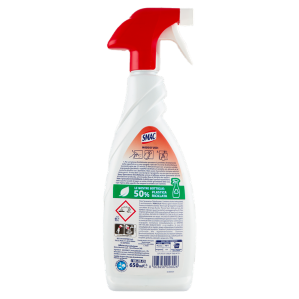 Smac Sgrassatore disinfettante 650 ml