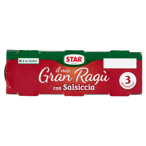 Star il mio Gran Ragù con Salsiccia 3 x 100 g