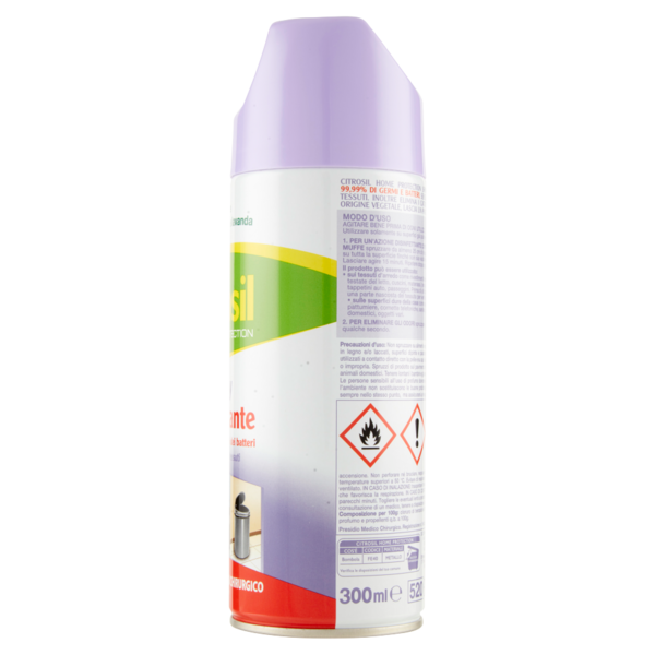 Citrosil Home Protection - Spray Disinfettante con essenze di lavanda, 300 ml