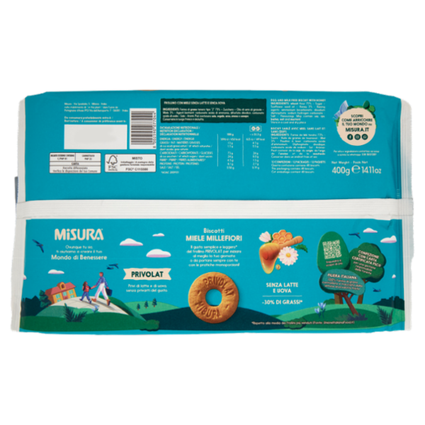 Misura Privolat Biscotti Miele Millefiori 400 g