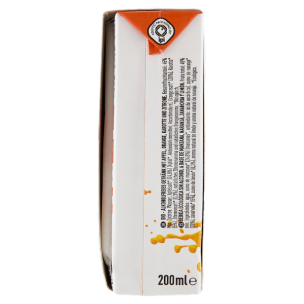 alce nero Arancia Carota e Limone Senza Zuccheri Aggiunti 3 x 200 ml