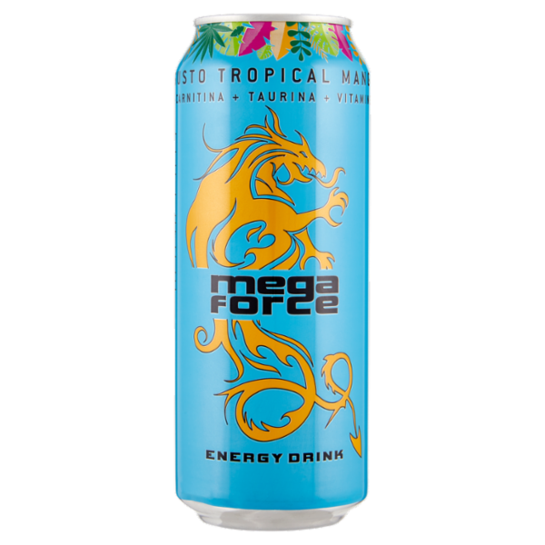 Megaforce Energy Drink Gusto Tropical Mango 0,5 L