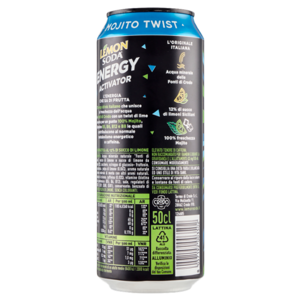 Lemonsoda Energy Activator Mojito Twist 50 cl