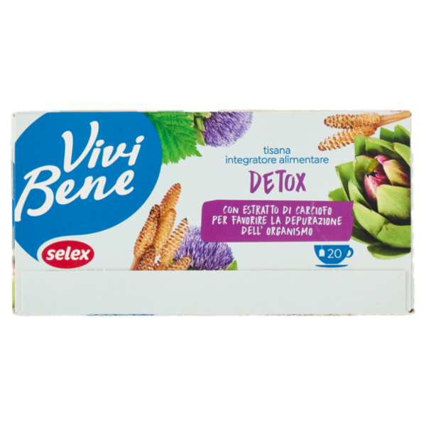 Selex Vivi Bene Tisana Detox con Estratto di Carciofo 20 Filtri 34 g