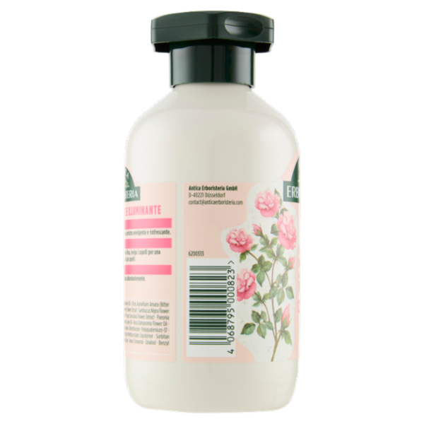 Antica Erboristeria Balsamo Nutriente e Illuminante al profumo di Rosa Capelli secchi 225 ml