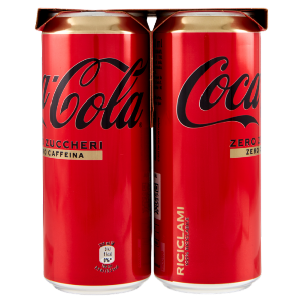 Coca-Cola Zero Senza Caffeina 6 x 33 cl
