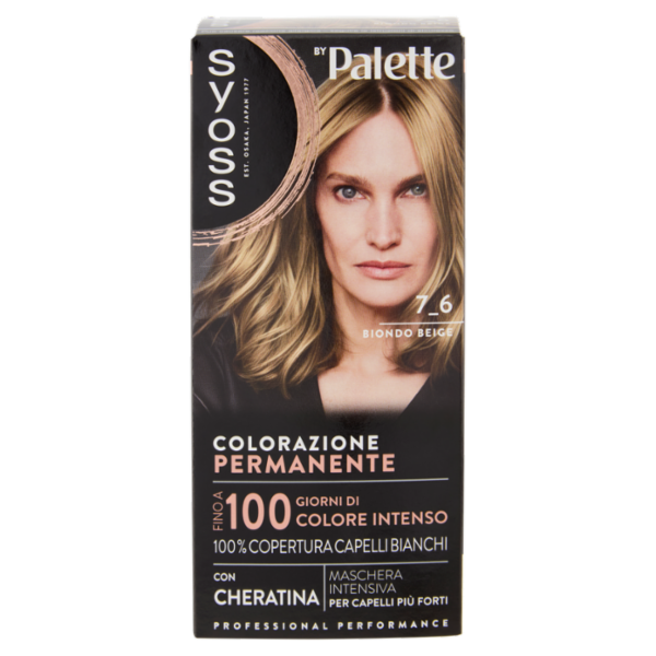 Syoss By Palette Colorazione Permanente 7_6 Biondo Beige