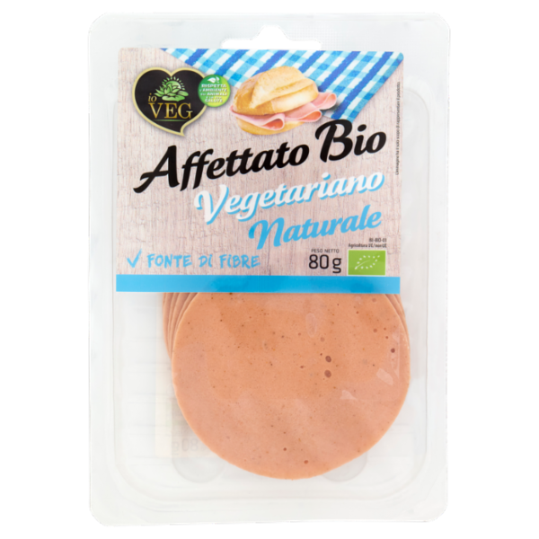 io VEG Affettato Bio Vegetariano Naturale 80 g