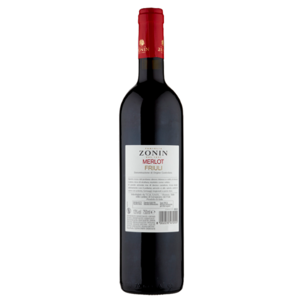 Zonin Merlot Friuli DOC 750 ml