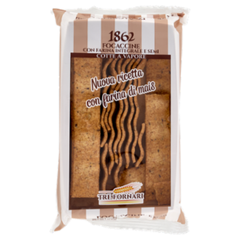 Tre Fornari 1862 Focaccine Con Farina Integrale e Semi Cotte a Vapore 140 g