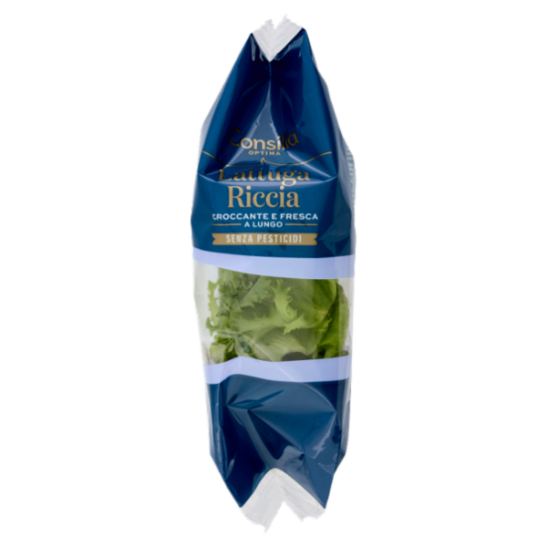 Consilia Optima Lattuga Riccia Lavata e Pronta per il Consumo 100 g