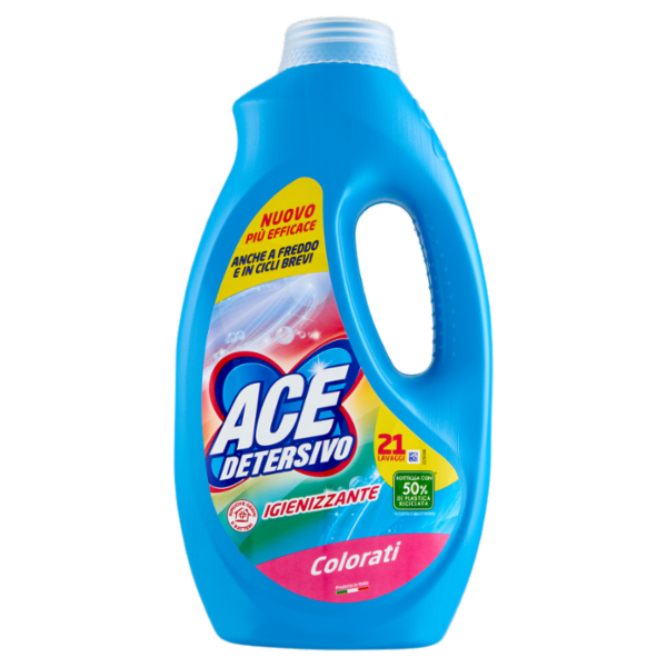 Ace Detersivo Igienizzante Colorati 21 Lavaggi 1050 ml