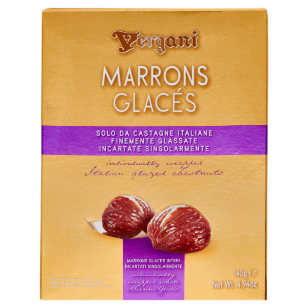 Vergani Marrons Glacés Interi Incartati Singolarmente 140 g