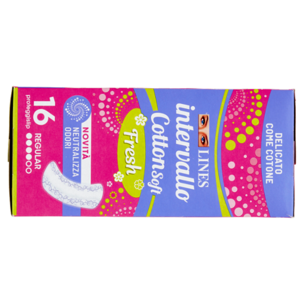 Lines intervallo Cotton Soft Fresh proteggislip Regular Disteso 16 pz
