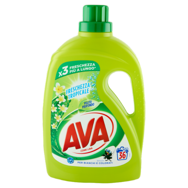 Ava Detersivo lavatrice Freschezza Tropicale 36 lavaggi 1,8 L