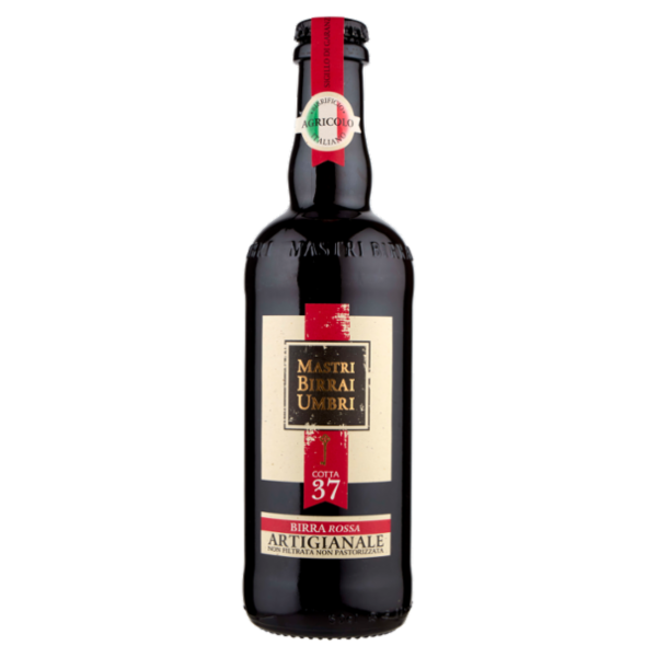 Mastri Birrai Umbri Cotta 37 Birra Rossa Artigianale Non Filtrata Non Pastorizzata 0,50 L