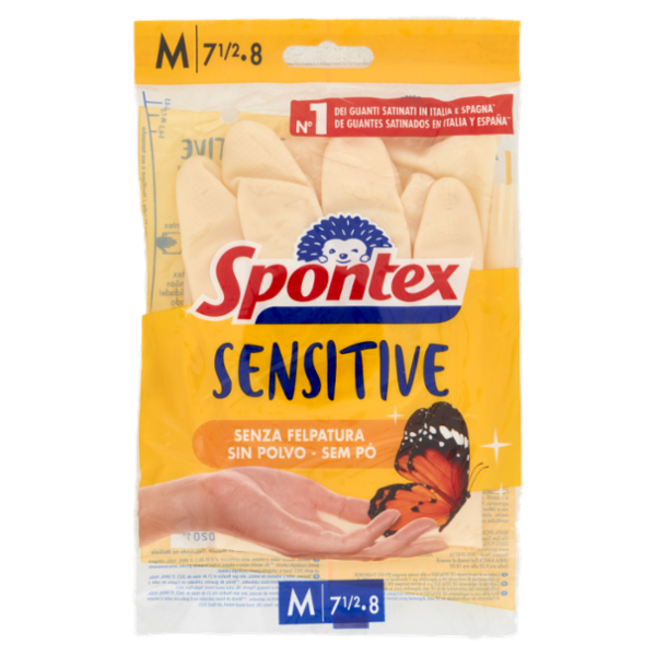 Spontex Guanti Casalinghi Sensitive Taglia M