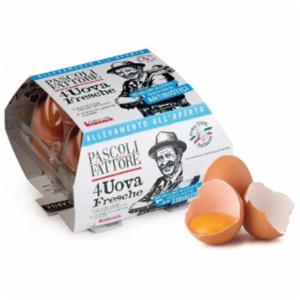 Pascoli Del Fattore 4 Uova Fresche Da Allevamento All'Aperto Antibiotic Free