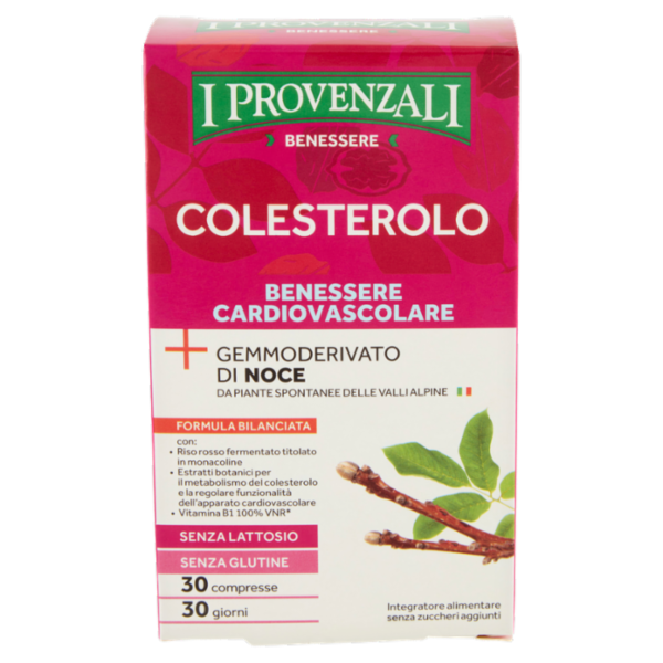 I Provenzali Benessere Colesterolo Benessere Cardiovascolare 30 compresse 24 g