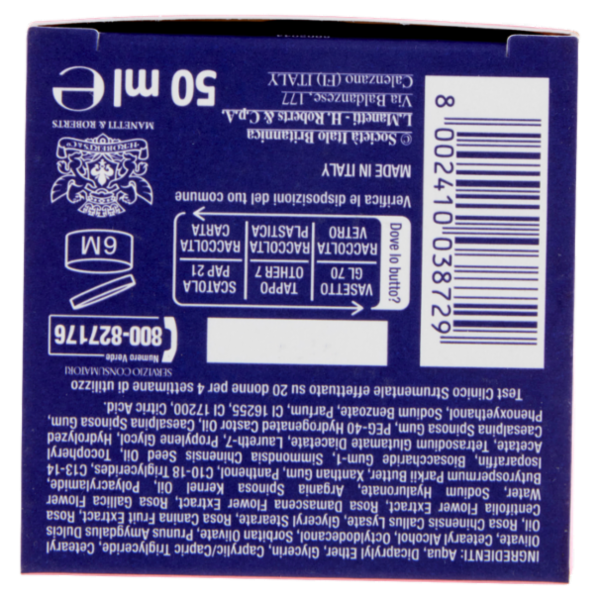 Acqua alle Rose Crema Idratante Lenitiva 50 ml