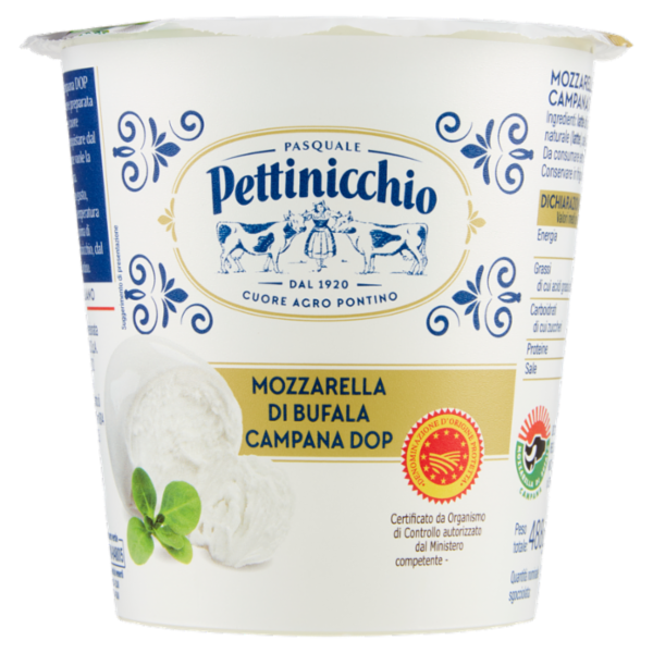 Pettinicchio Mozzarella di Bufala Campana DOP 180 g