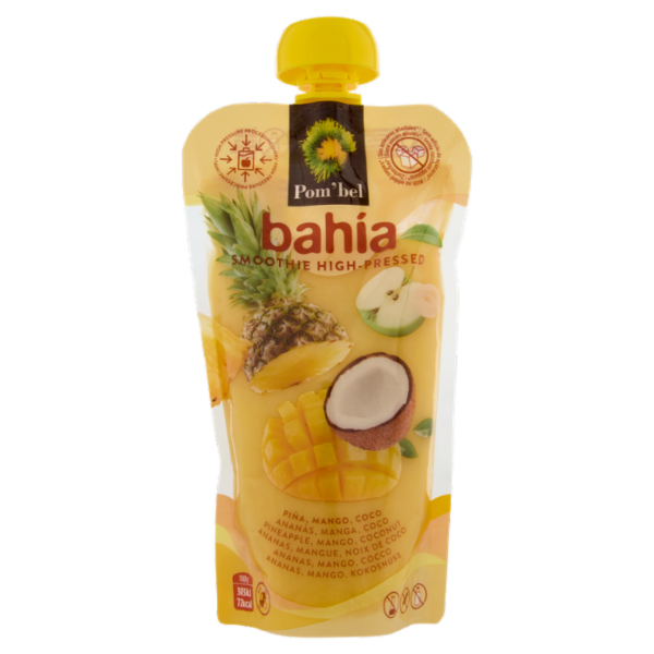 Pom'bel bahia Smoothie high-Pressed Ananas, Mango, Cocco 210 g