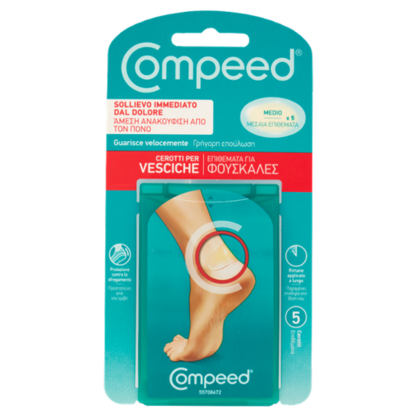Compeed Cerotti per Vesciche Medio 5 pz