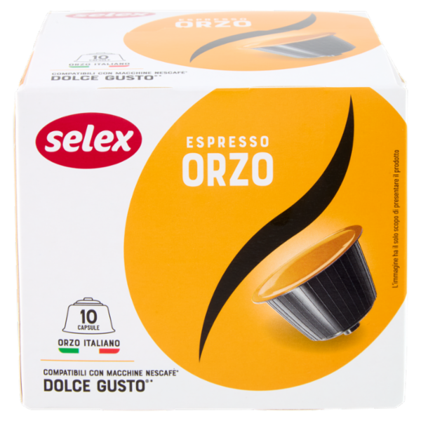 Selex Orzo Espresso in Capsule Compatibili Dolce Gusto 10 pezzi