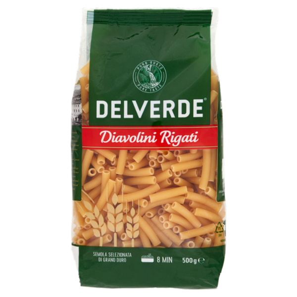 Delverde N°124 Diavolini Rigati 500 g