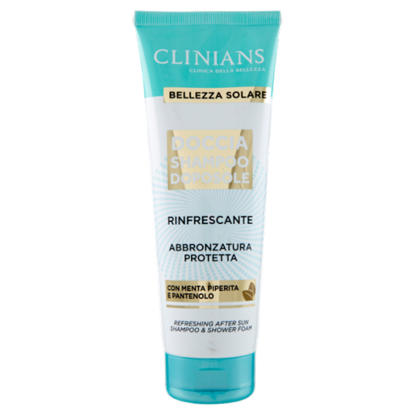 Clinians Bellezza Solare Doccia Shampoo Doposole Rinfrescante 250 mL