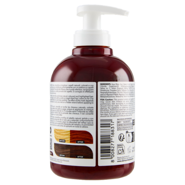 Alama Professional S.O.S. Color & Go Maschera nutriente e colorante Rame 300 ml