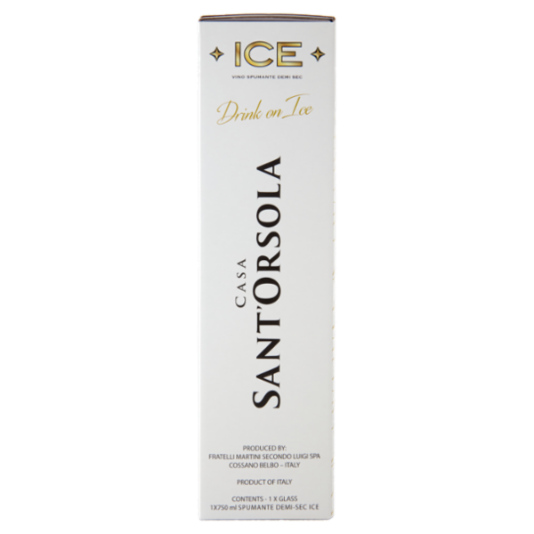 Casa Sant'Orsola Ice Vino Spumante Demi Sec 750 ml + Calice
