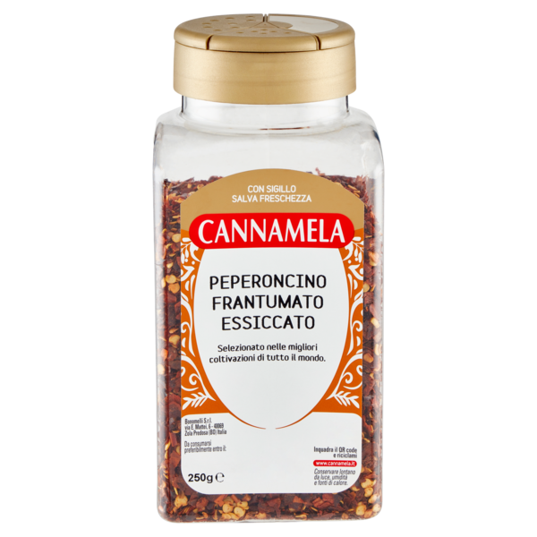 Cannamela Peperoncino Frantumato Essiccato 250 g