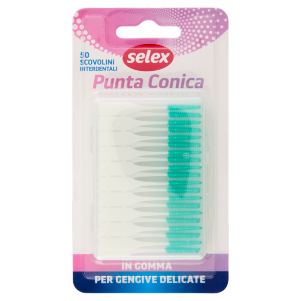 Selex Scovolini Interdentali Punta Conica 50 pezzi