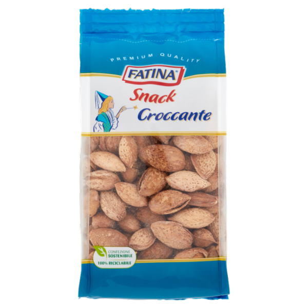 Fatina Snack Croccante Mandorle Tostate e Salate 200 g
