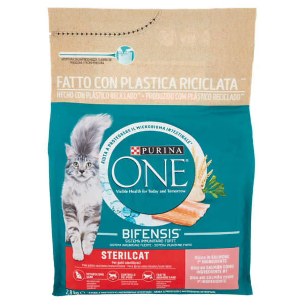 PURINA ONE Sterilcat Ricco in Salmone 2,8 kg