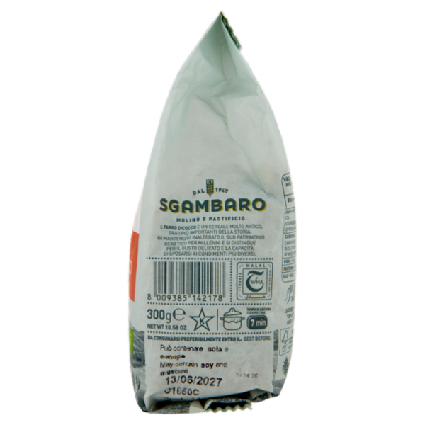 Sgambaro Bio Farro Dicocco Risone N°17 300 g