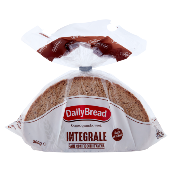 DailyBread Integrale Pane con Fiocchi d'Avena 500 g