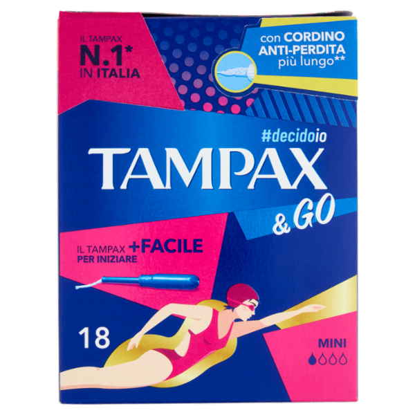 Tampax & Go Mini 18 pz