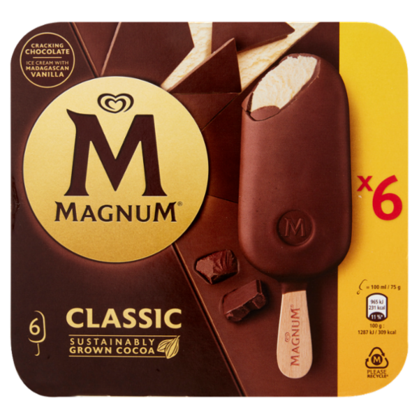 Magnum Classic 6 Gelati 450 g