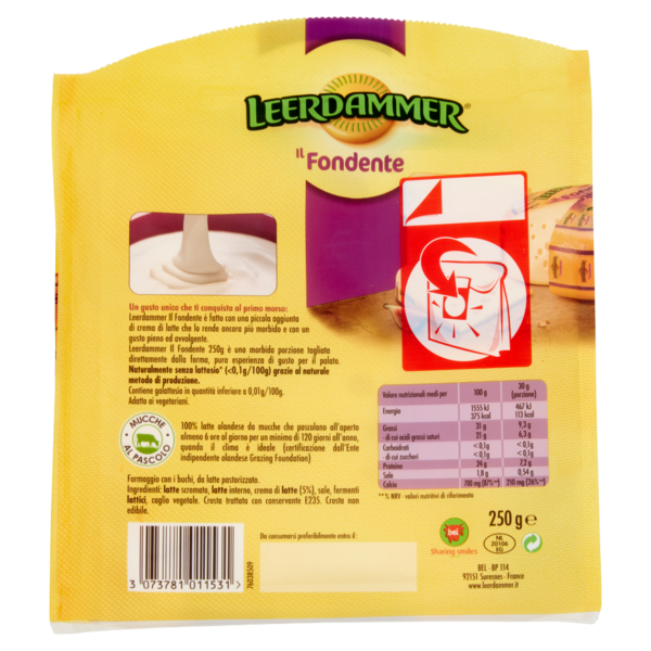 Leerdammer il Fondente 250 g