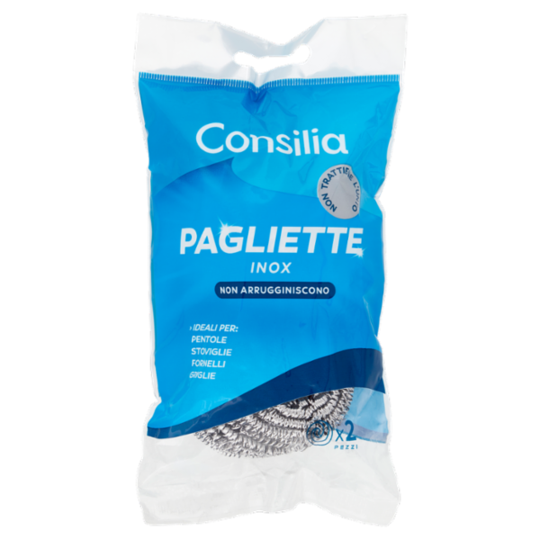 Consilia Pagliette in Acciaio Inox 2 pezzi