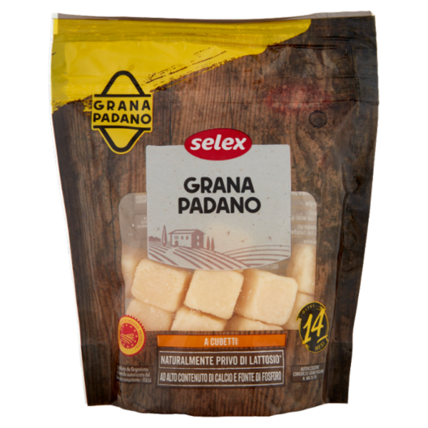 Selex Grana Padano a Cubetti D.O.P. 200 g
